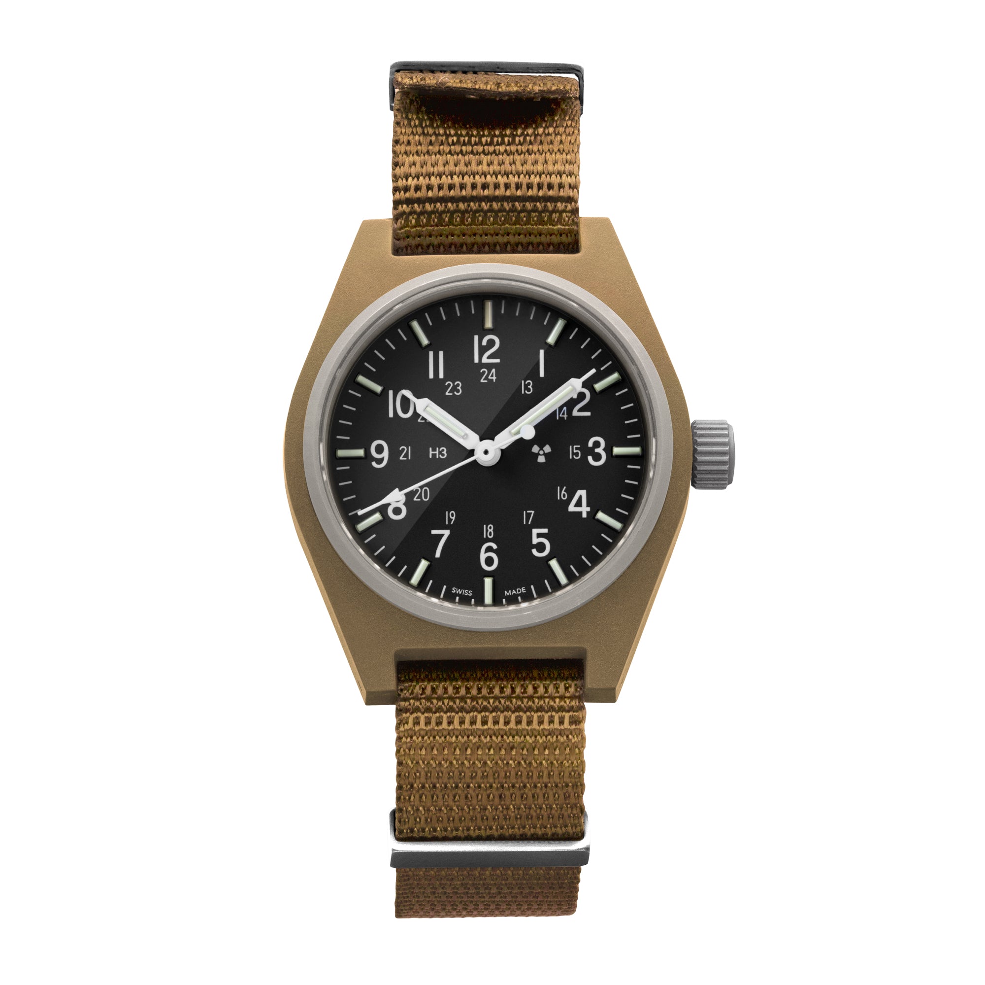 34mm Desert Tan General Purpose Quartz GPQ