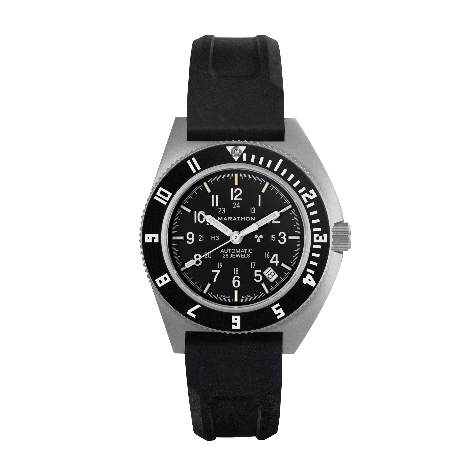 41mm Steel Navigator w/ Date Automatic (SSNAV-D AUTO) on Black 3 