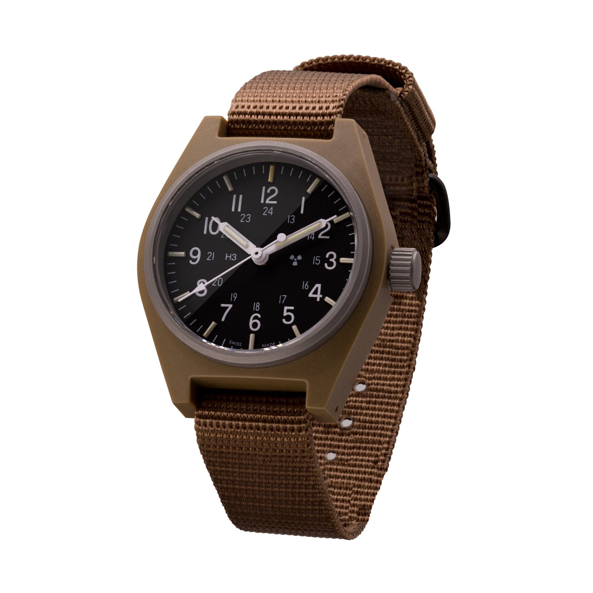 34mm Desert Tan General Purpose Quartz GPQ