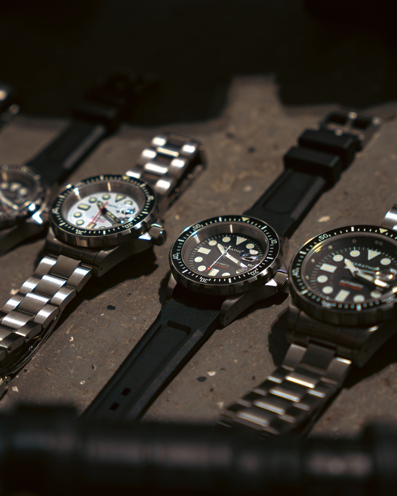 ジョーサーストン 46mm Jumbo Diver's Quartz (JSAR) with Stainless Steel Bracelet