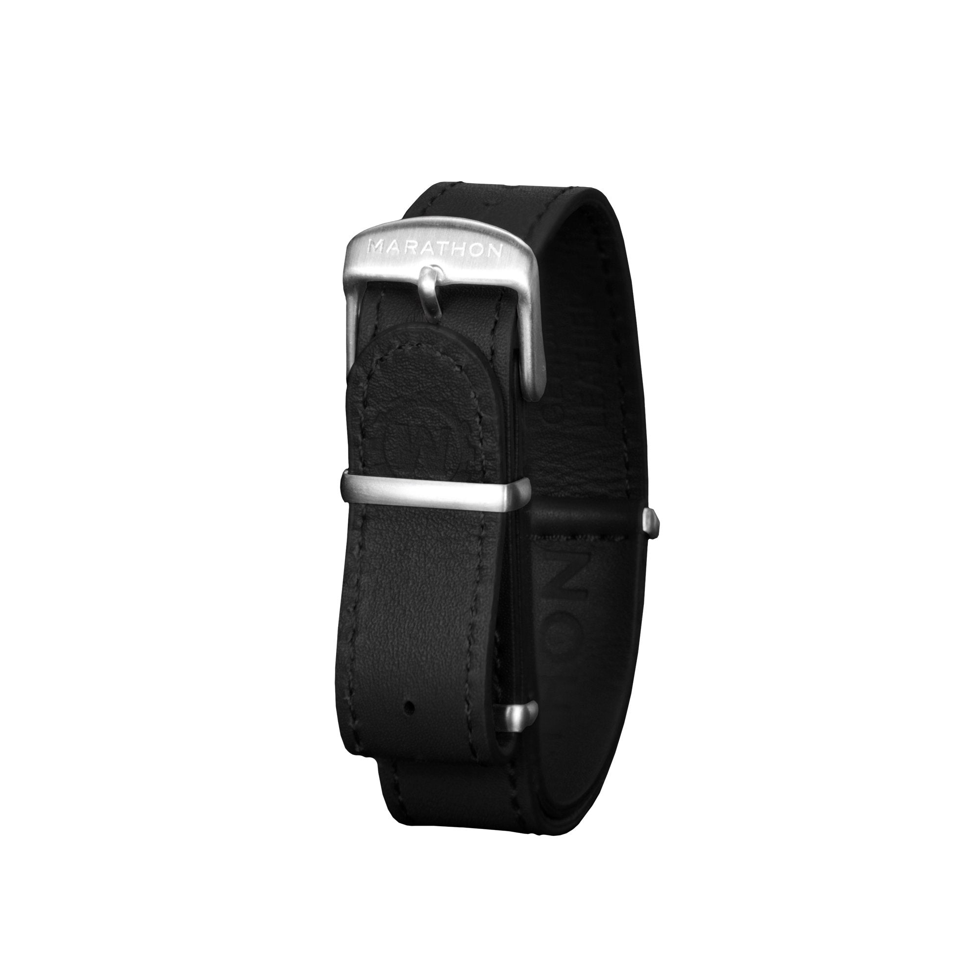 Leather DEFSTAN Strap, Black, 16mm – Marathon Watch Europe and UK